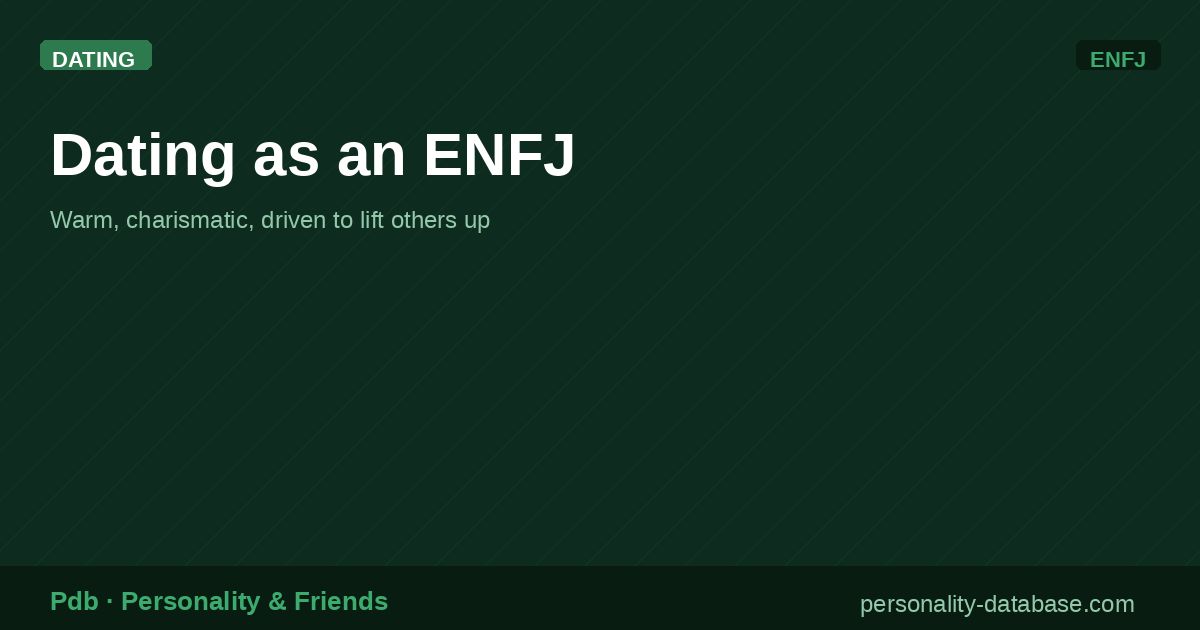 Dating as an ENFJ